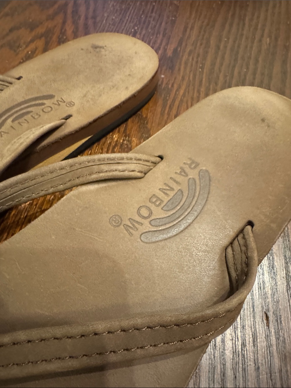 Like new Rainbow Flip Flops 🌈 - Picture 3 of 9
